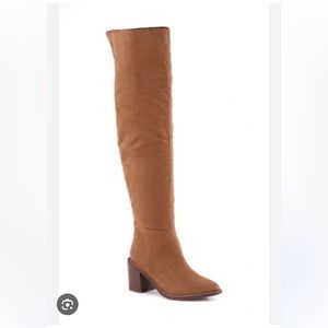 Seychelles Paradise City Over the Knee Boot in cognac NWT